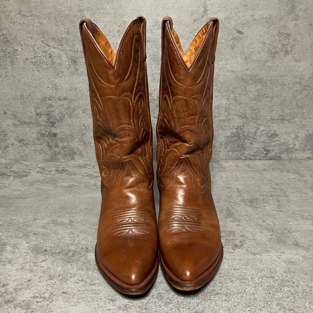 極美品　FRYE　フライ　ウエスタンブーツ　ブラウン　ロングブーツ　2287