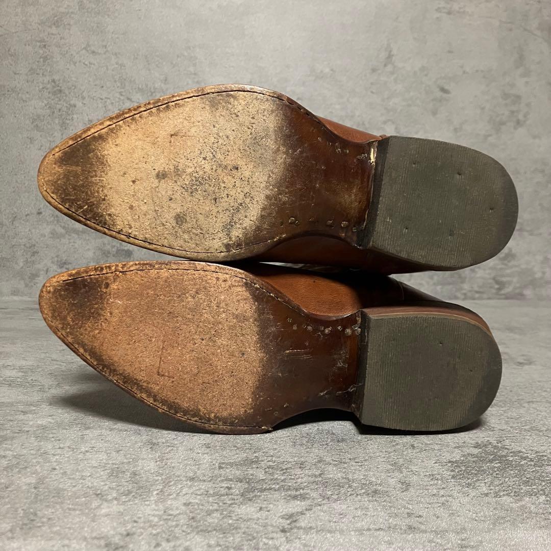 極美品　FRYE　フライ　ウエスタンブーツ　ブラウン　ロングブーツ　2287