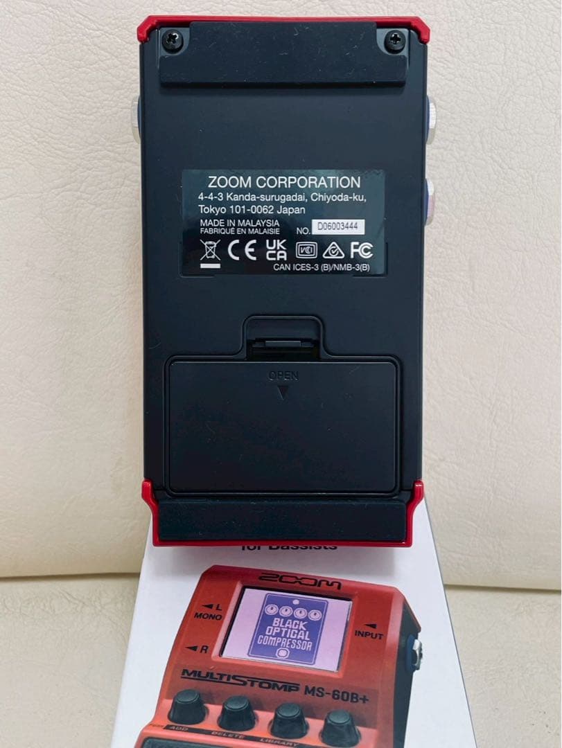 zoom（ズーム）MS-60B＋ ベースエフェクター