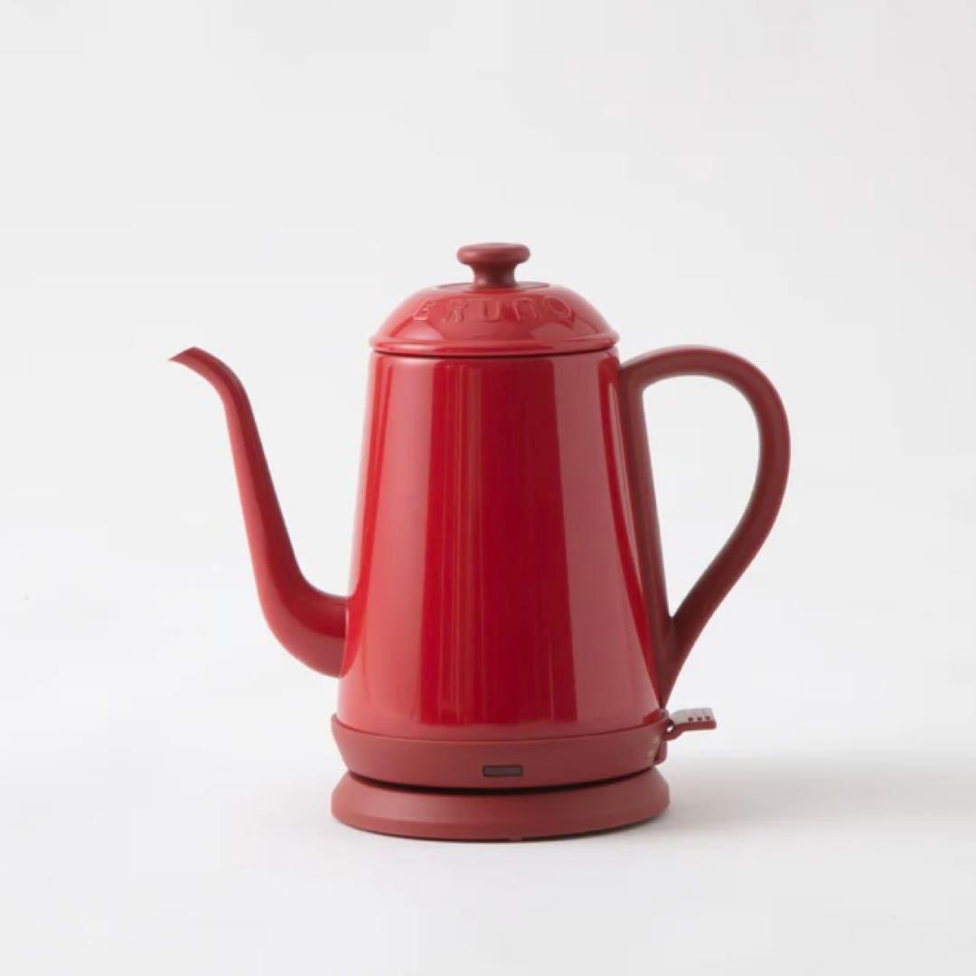 BRUNO ステンレスデイリーケトル レッド 赤