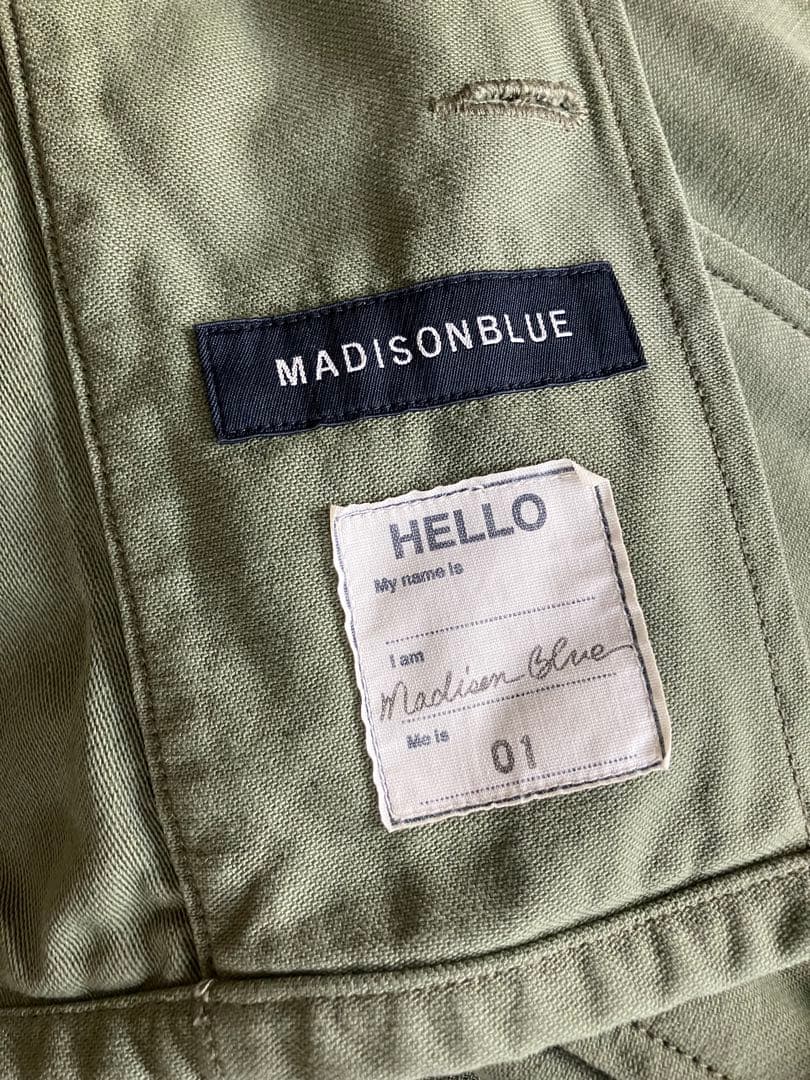 MADISONBLUE カーキ ミリタリージャケットMILITARY 01サイズ