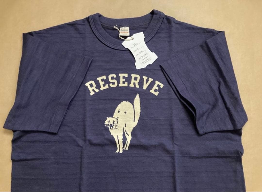 新品 ウエアハウス 4601 RESERVE キャット Tシャツ XL ナスコン