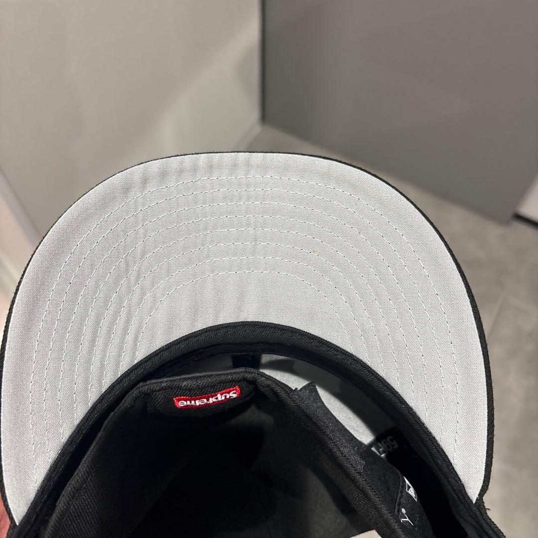 Supreme ブラック ベースボールキャップ7.2/1