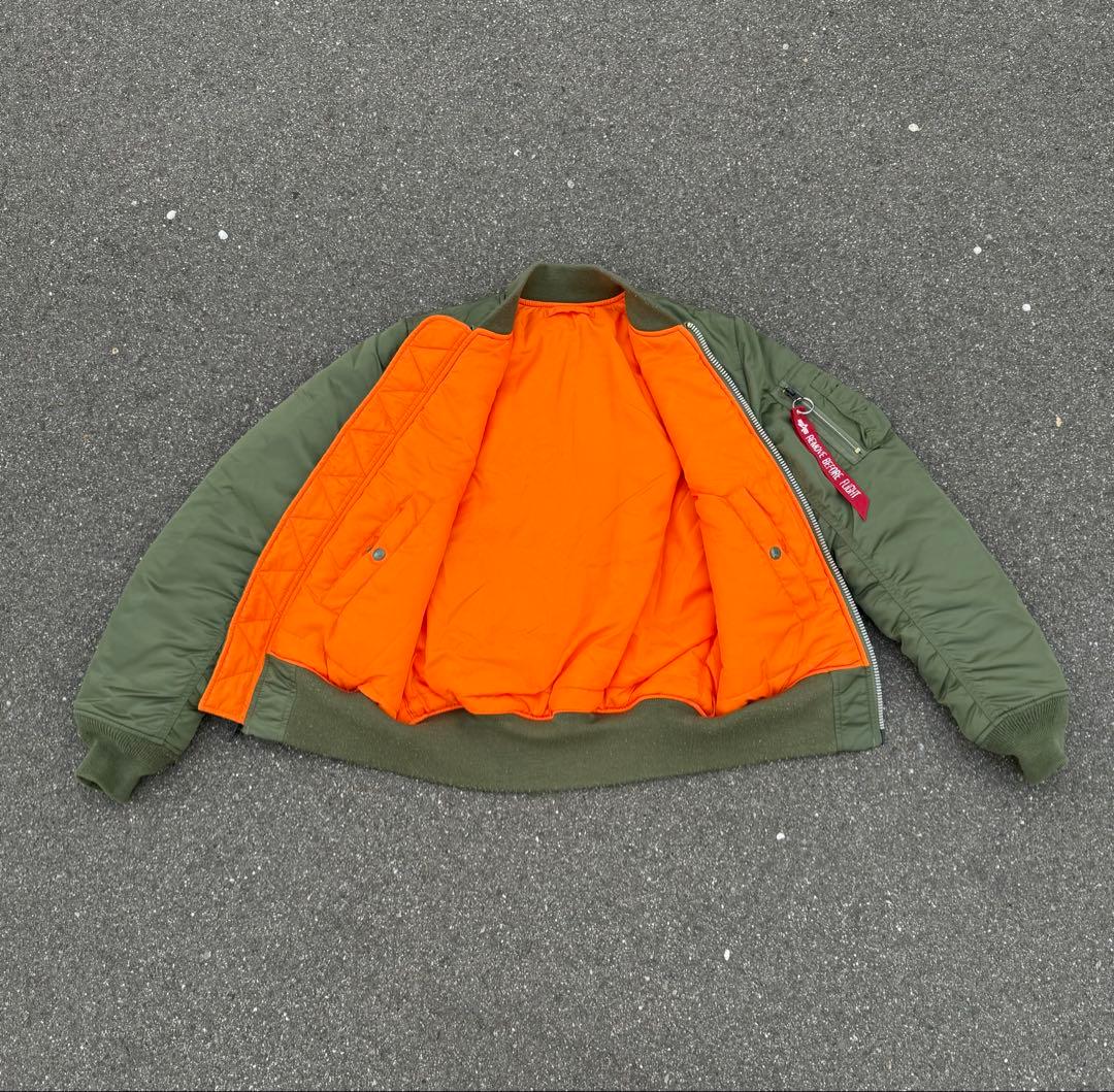 美品　90s ALPHA MA-1 フライトジャケット USA製 ミリタリー S