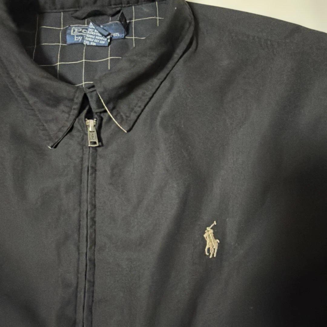 90s Polo by Ralph Lauren ピーチスキン スイングトップ