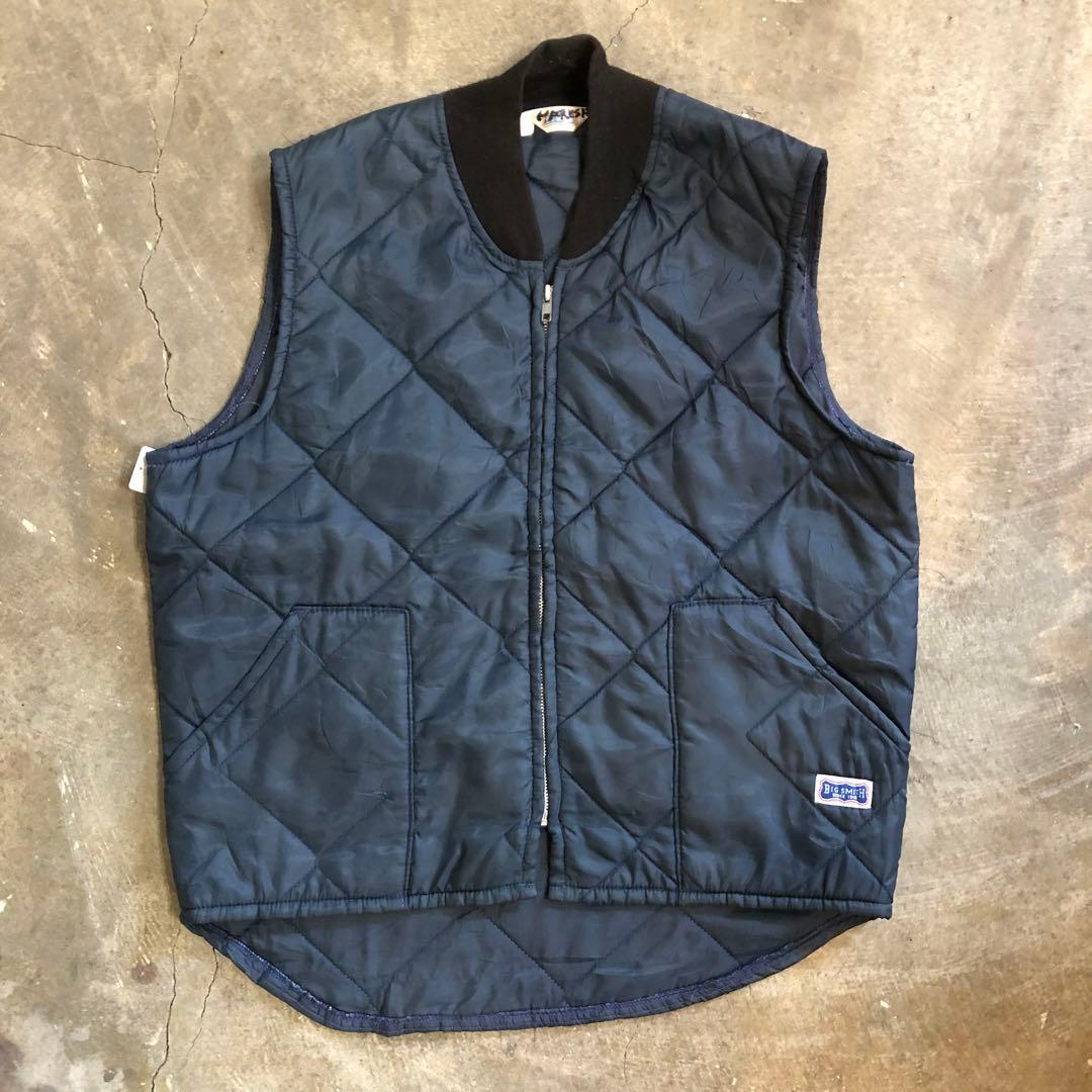 8T7318 BIG SMITH キルティングベスト　90's 古着