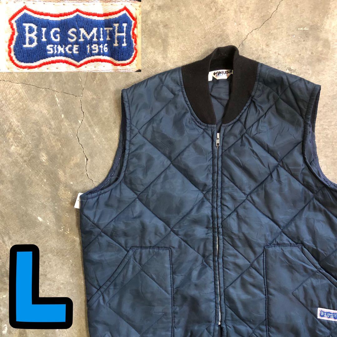 8T7318 BIG SMITH キルティングベスト　90's 古着