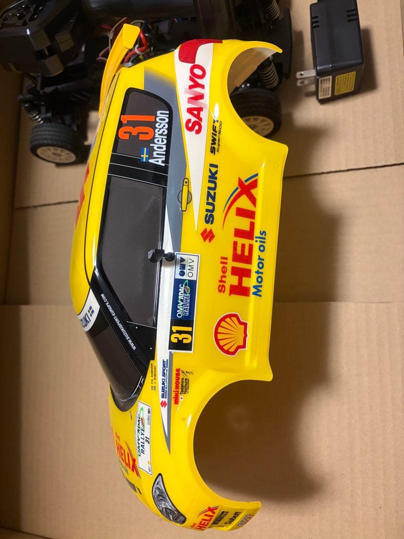 スズキ スイフト　rcラジコン　タミヤ　動作済み　フルセット　wrc