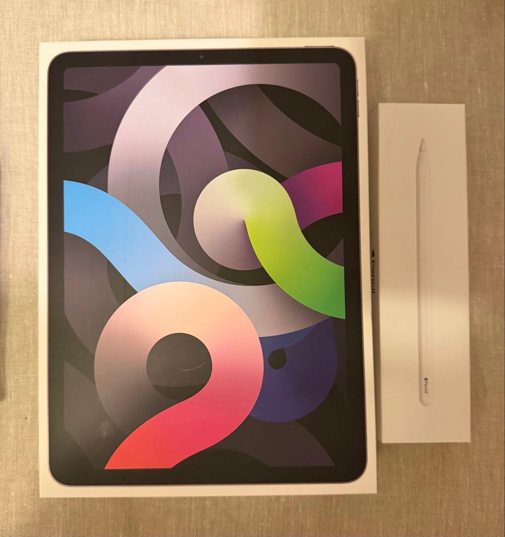 iPad Air 4 + Apple Pencil（第2世代）+ 純正ケース