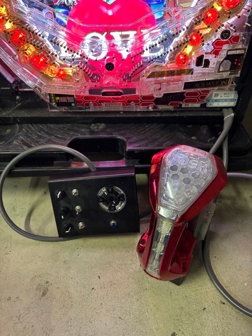 卓上パチンコ CRフィーバーアクエリオンW R オートボタン付き100V 319