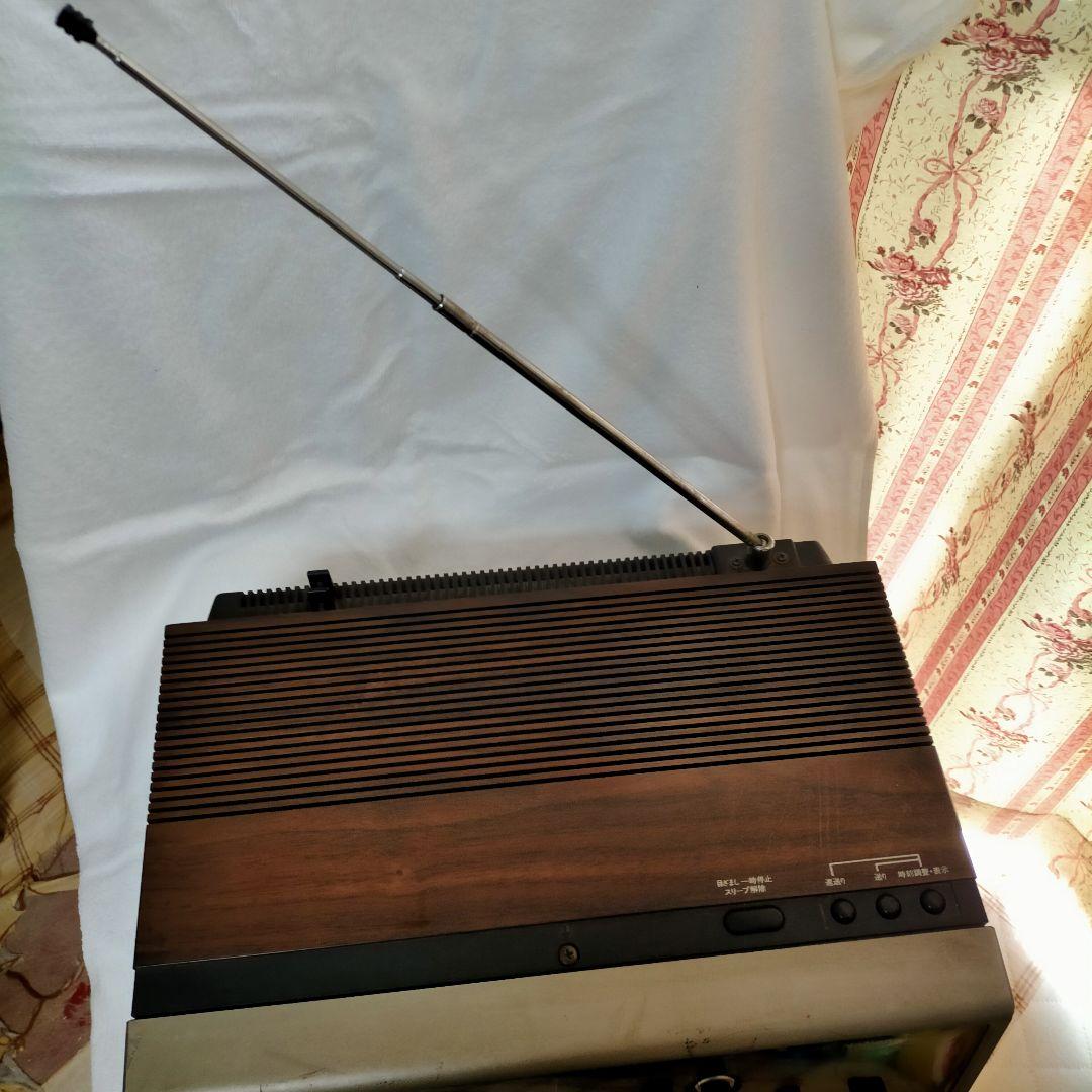 National 白黒テレビ TR-514F ラジオ・テレビ・デジタル時計