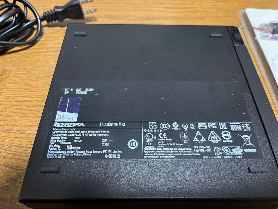 【訳あり/ジャンク】ミニPC Lenovo ThinkCentre M73