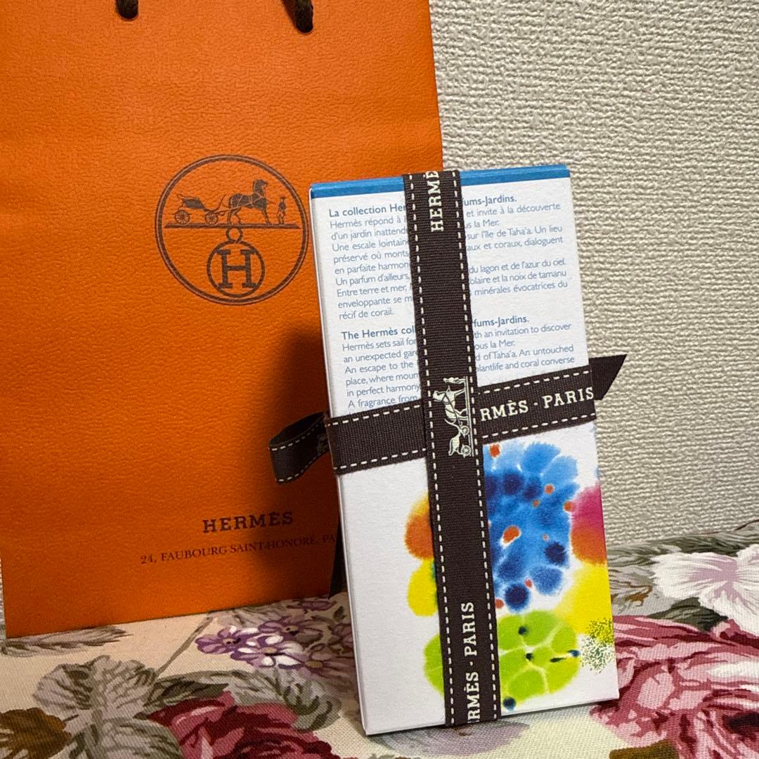 HERMES 新作 オードトワレ『珊瑚礁の庭』50ml（レフィラブル）