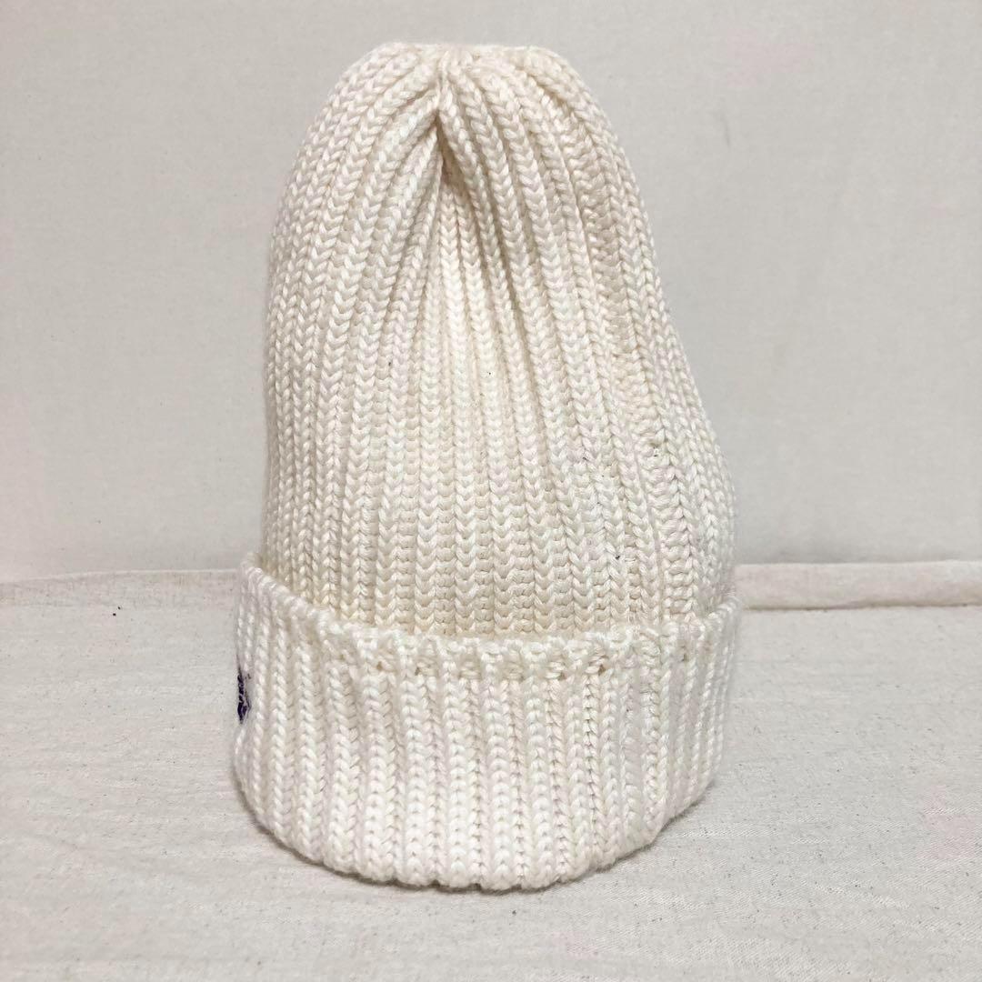 Needles パピヨン刺繍　メリノウールニット帽