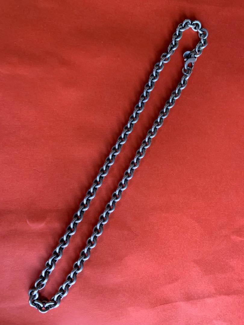 M's collection【初期】シルバー925 極太あずきチェーン 45cm