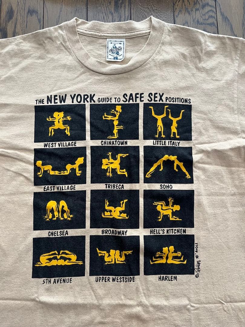 Alore アローレ Tシャツ　サイズＬ　ビンテージ アートT エロT 90's