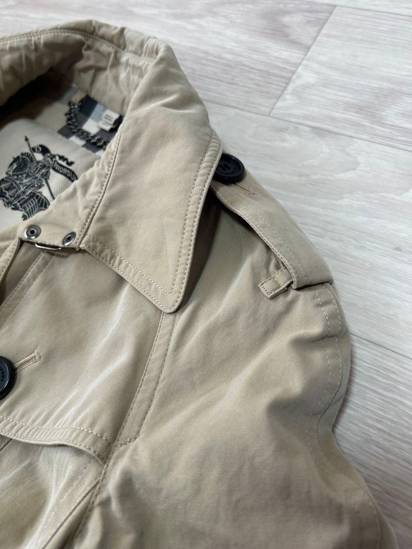 BURBERRY バーバリー ハーフトレンチコート UK4