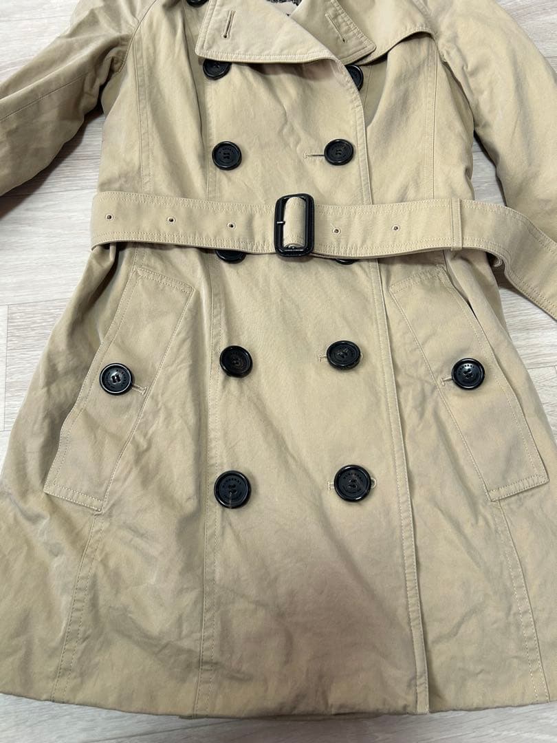 BURBERRY バーバリー ハーフトレンチコート UK4