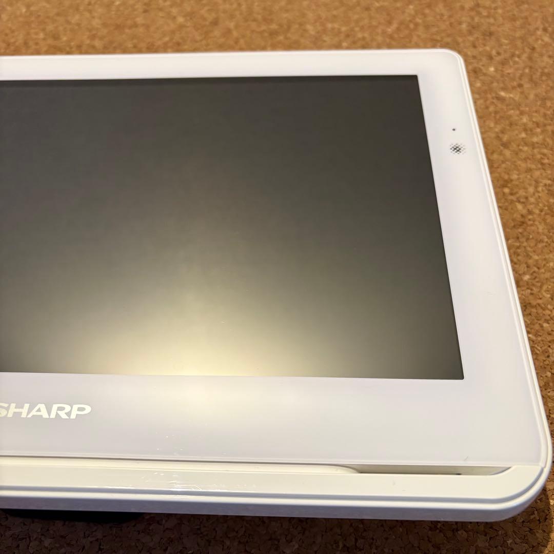 【美品】シャープ ポータブル液晶テレビ AQUOS ホワイト 2T-C12AF