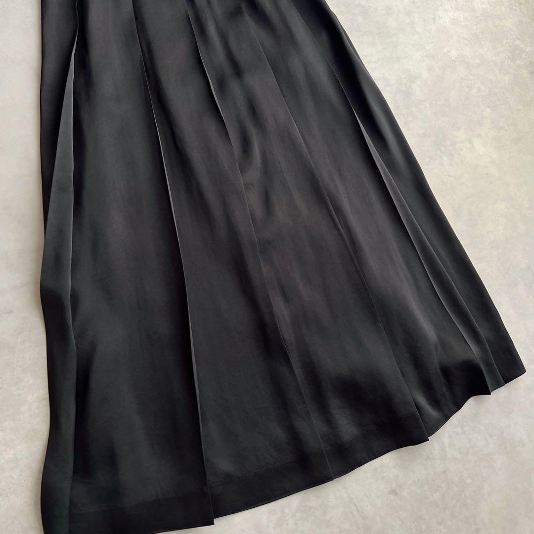 新品　Cygne プリーツジャンスカ Calin 0 ブラック　2025AW