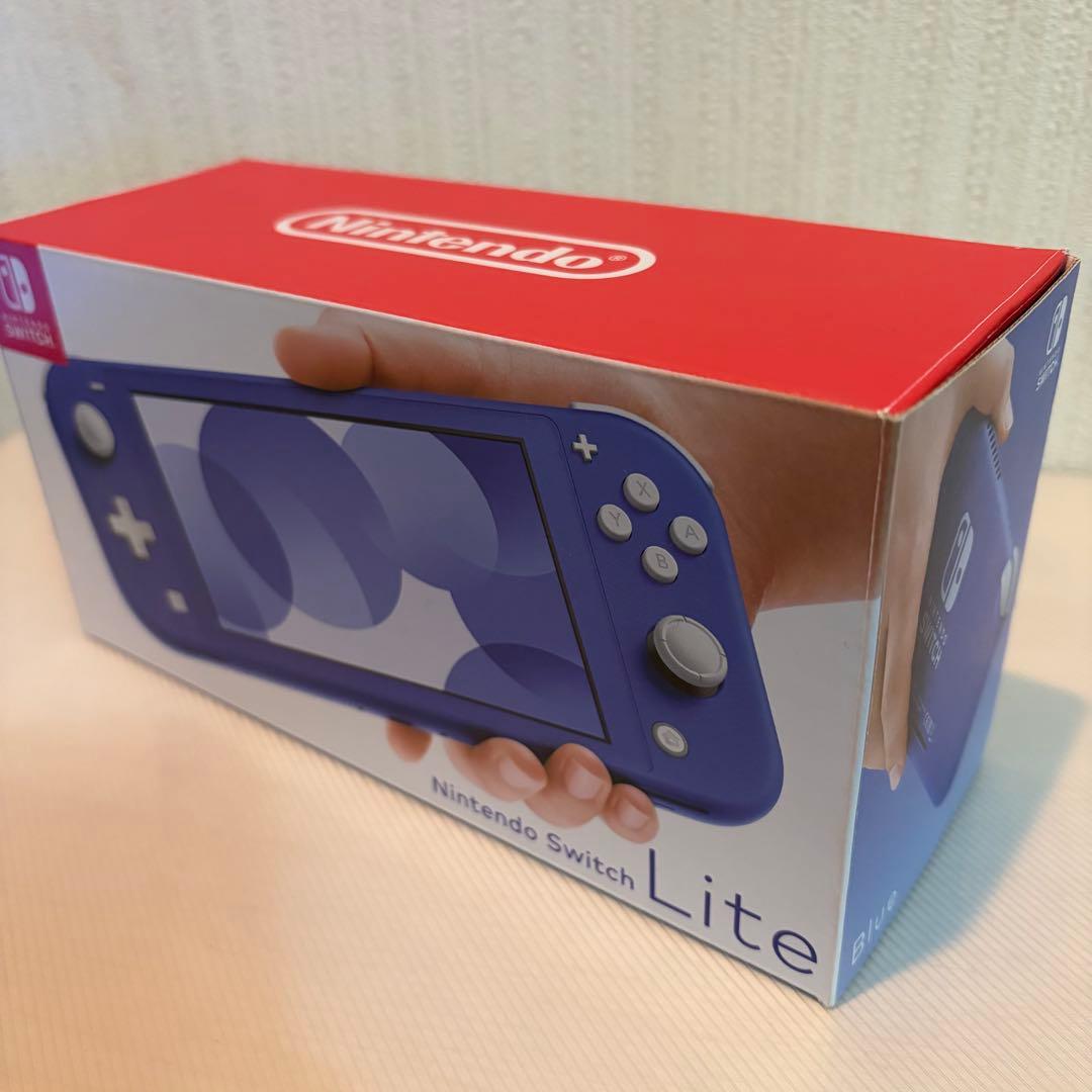 U*A様 ニンテンドースイッチライト ブルー 本体＋保護ポーチ付き♪ 動作確認済