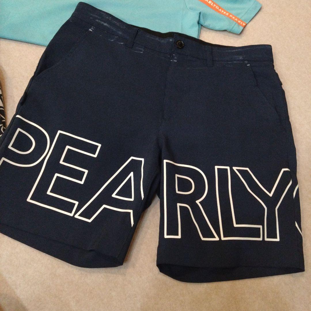 ★PEARLY GATES★ロゴ入りハーフパンツ＆ハイネックシャツ サイズ6