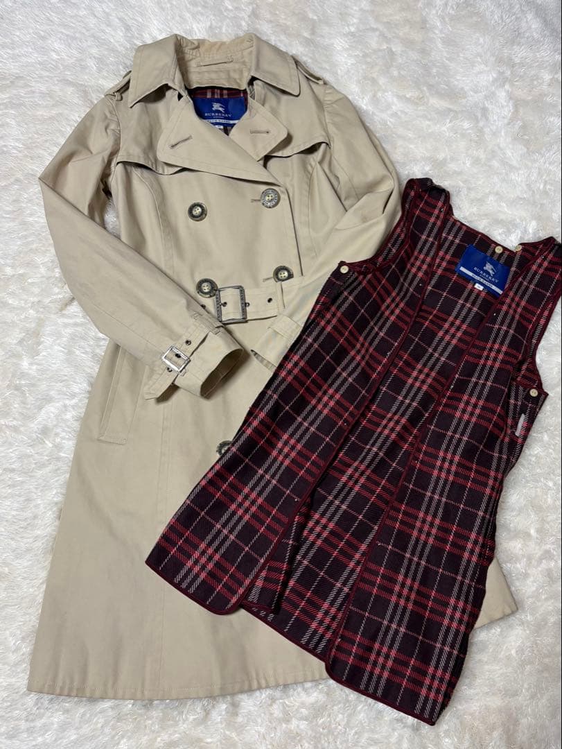 極美品 マッキントッシュ トレンチコート ベージュ 38 ライナー M ゆとり有