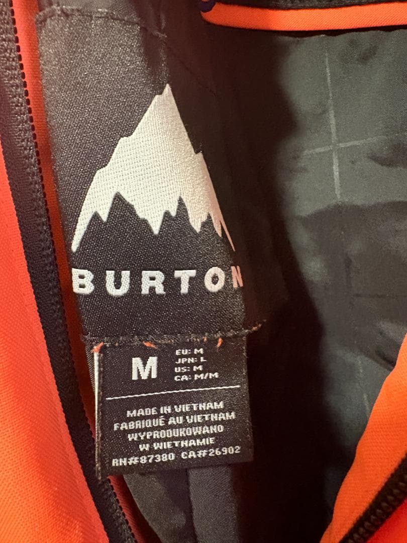 BURTON ビブパンツ Mサイズ