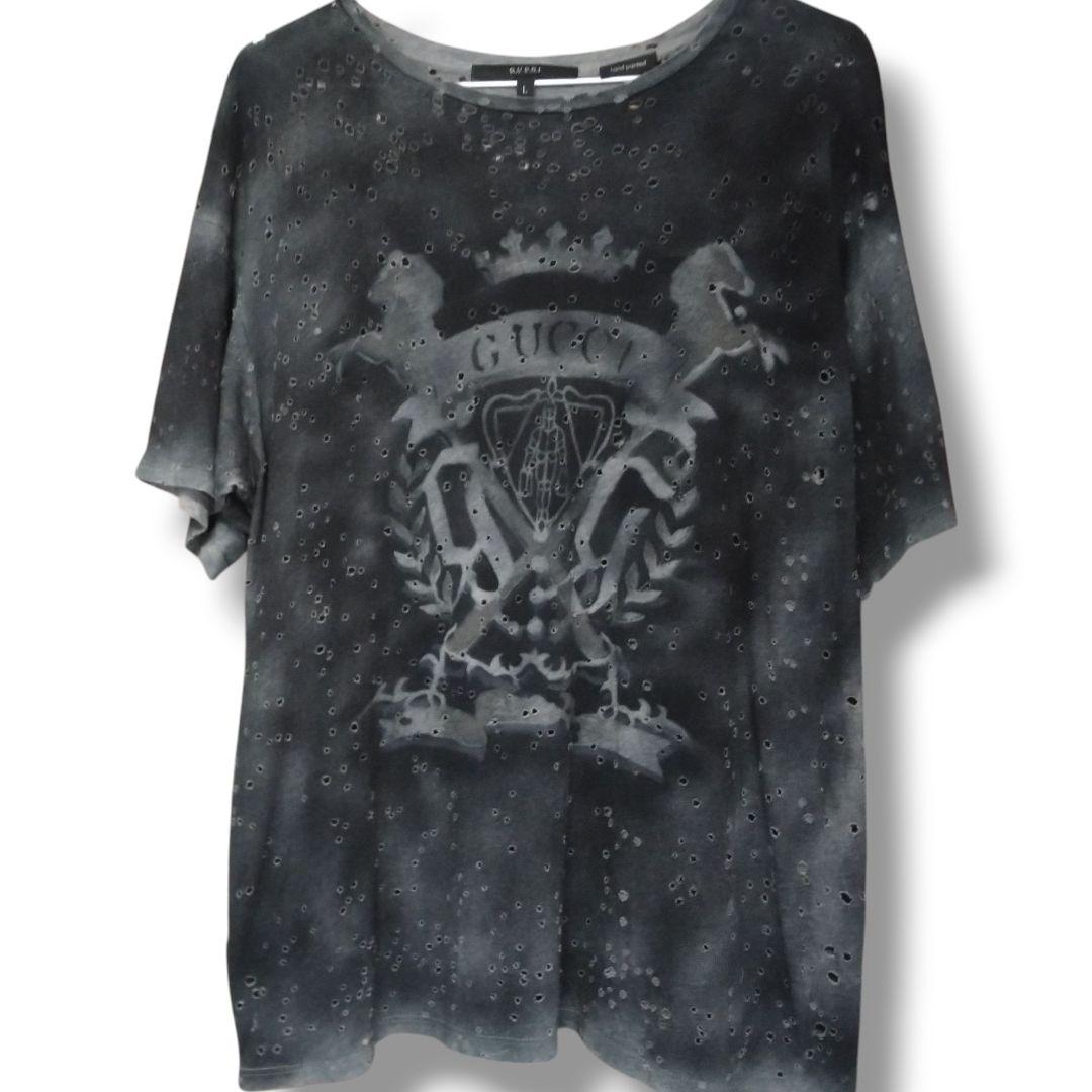 GUCCI　グッチ　Tシャツ　イタリア購入　レディース　Lサイズ　本物保証