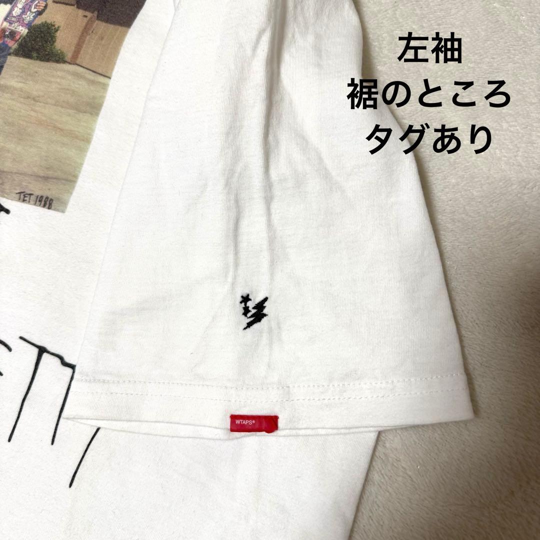 WTAPS ホワイト Tシャツ LIVE FAST DIE PRETTY 白 L