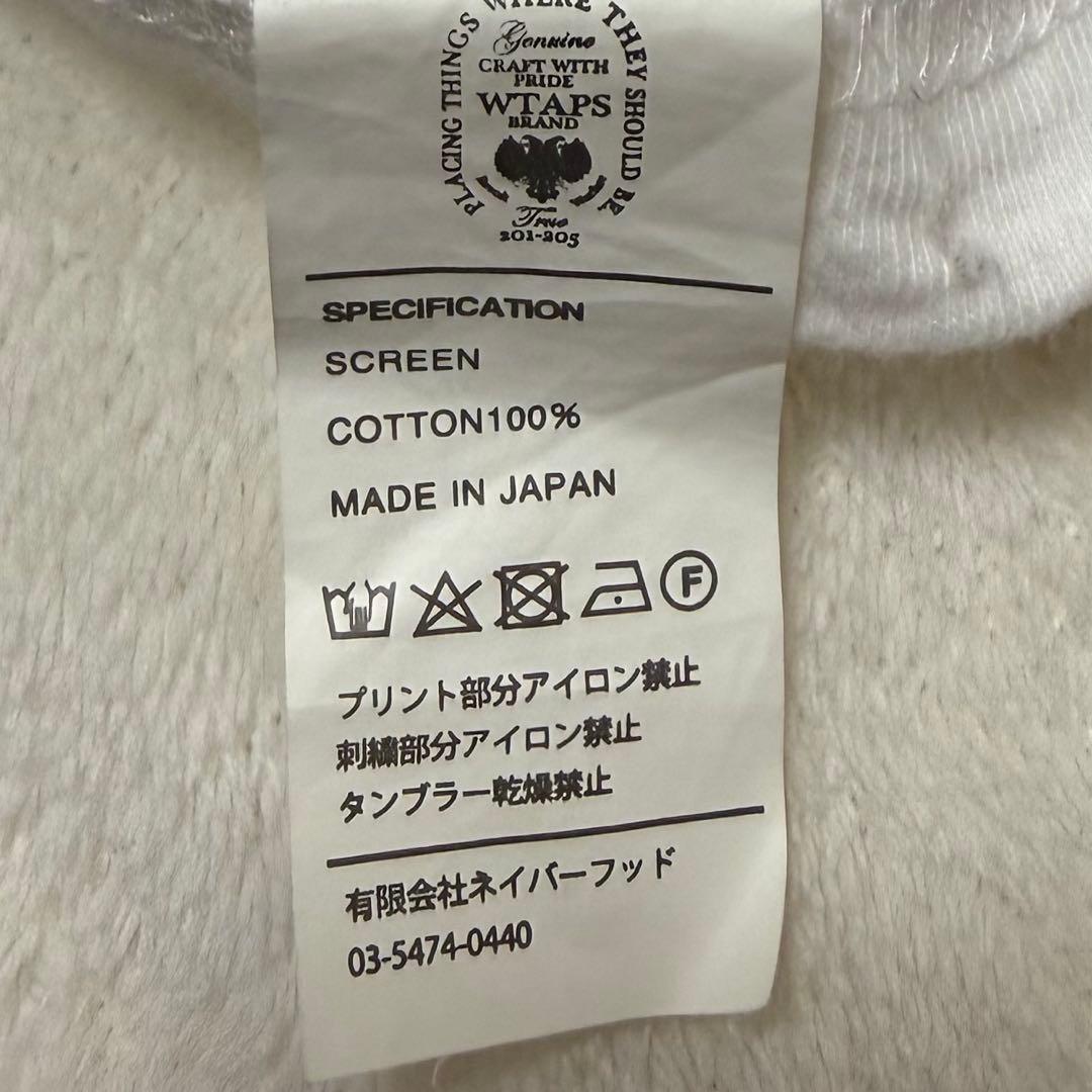 WTAPS ホワイト Tシャツ LIVE FAST DIE PRETTY 白 L