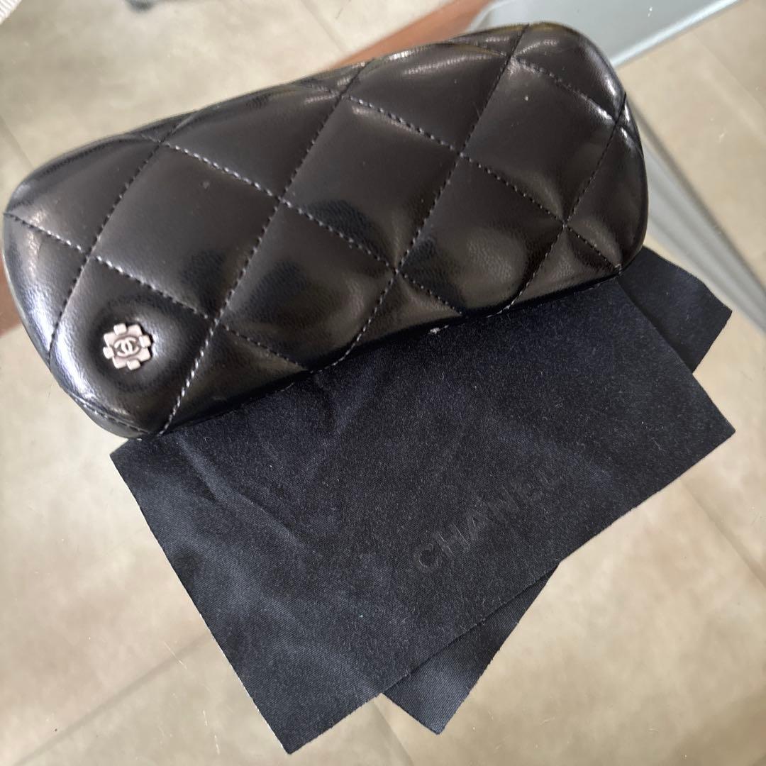 CHANEL サングラス　ティアドロップ　ゴールド　イタリア製　ケース付き