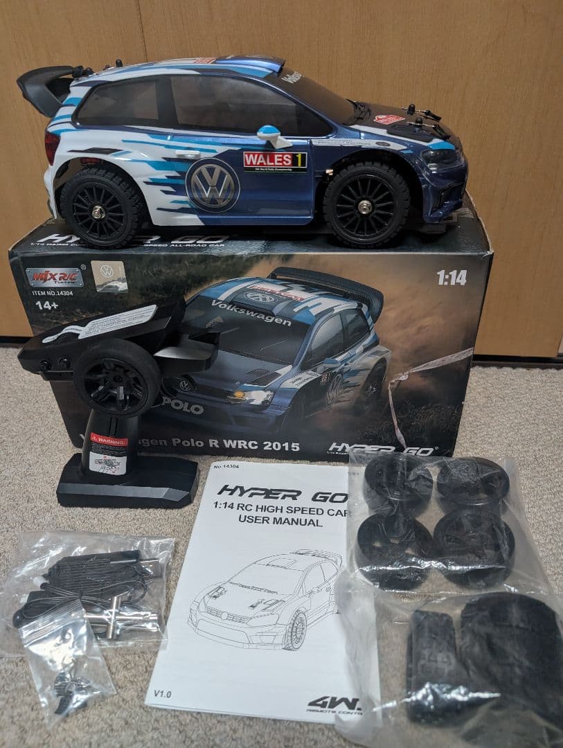 ホビーラジコン MJX 14304 1/14 Volkswagen Polo R WRC