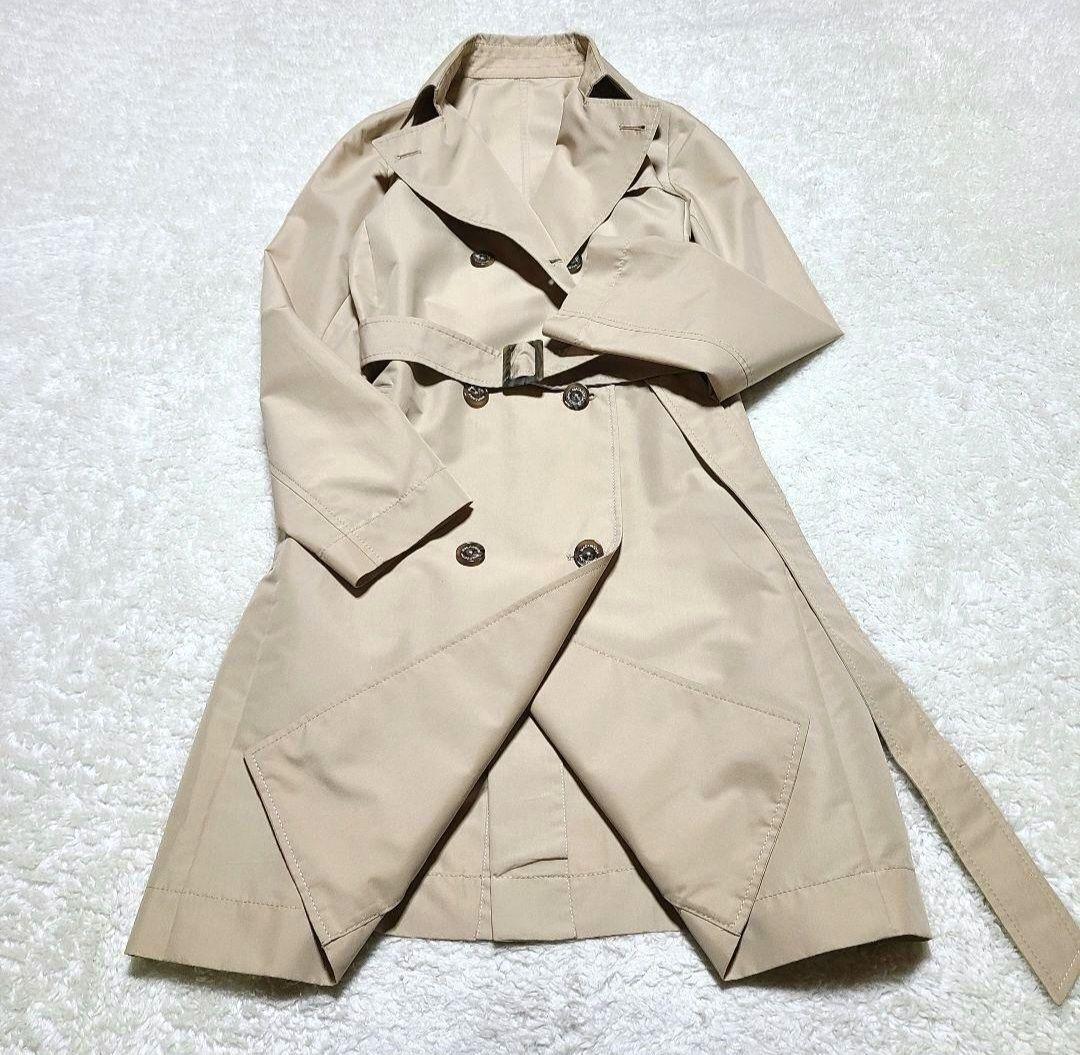 【美品】近年モデル　マッキントッシュ　スプリングコート　トレンチ　ダブル　ベルト