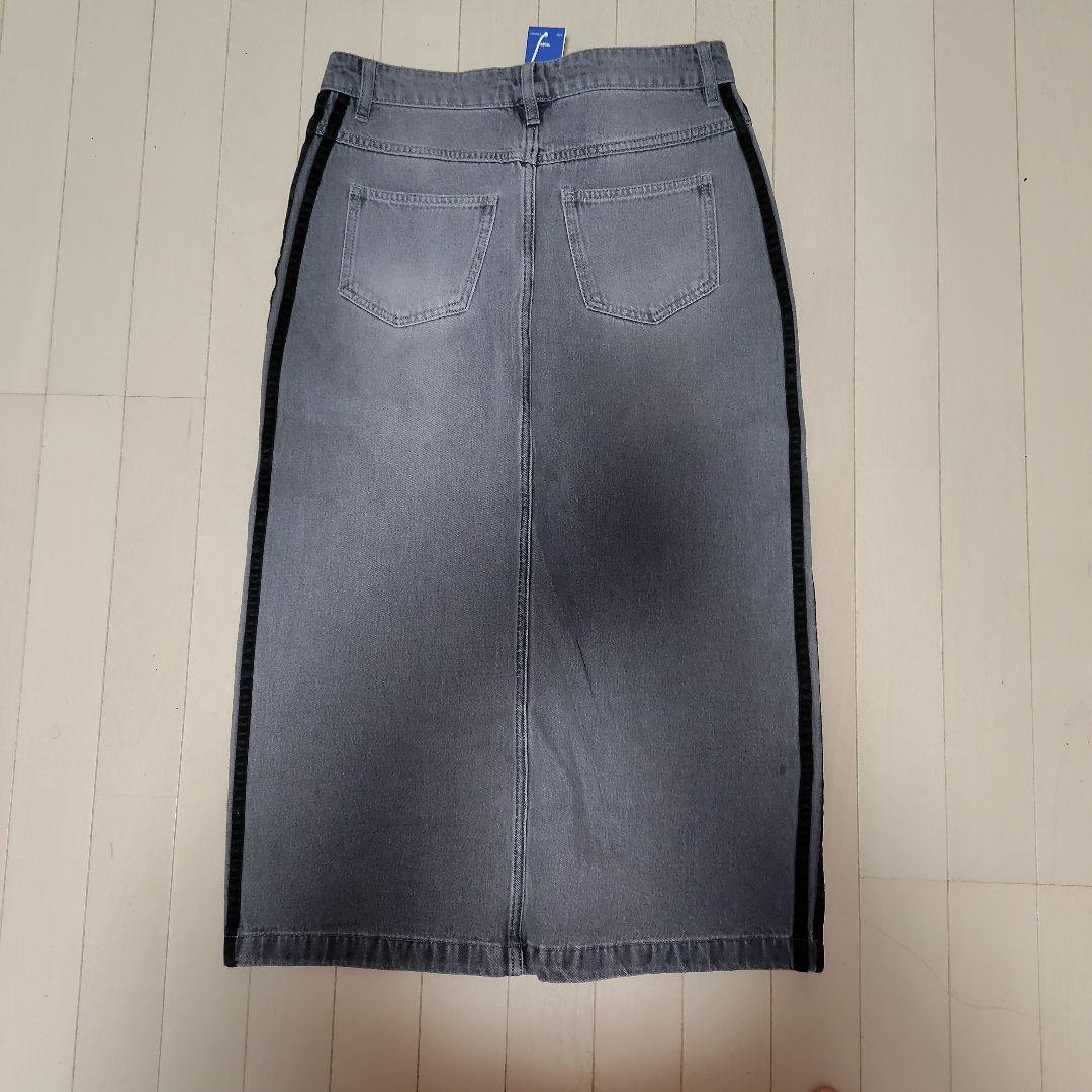 【キズナ様お取引専用】adidas グレー タイトスカート 36