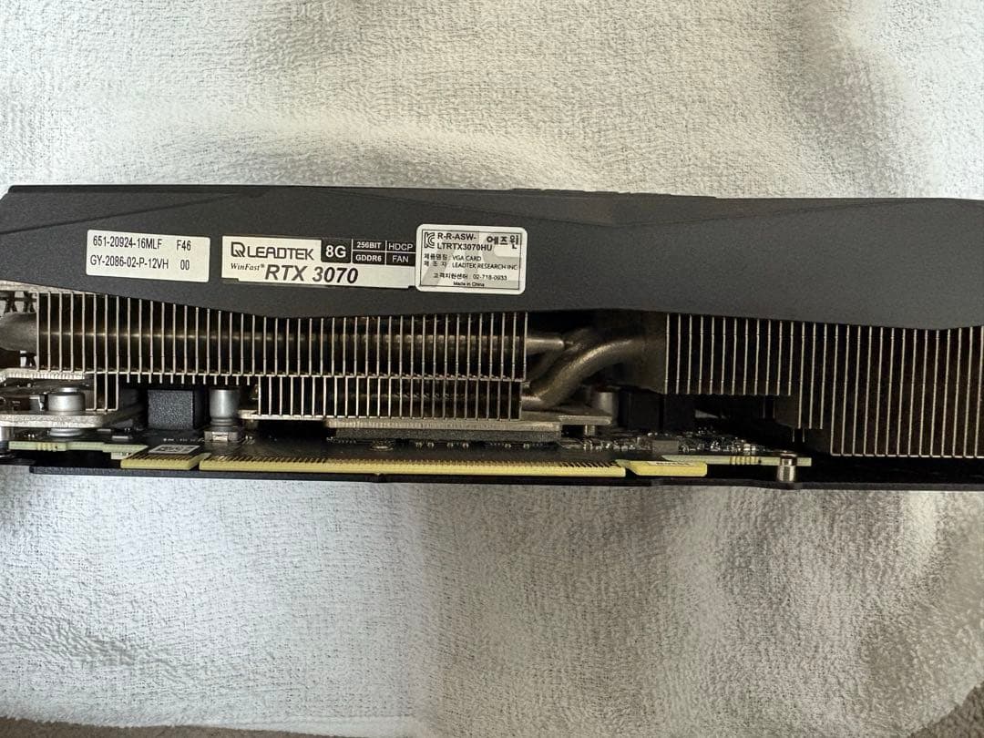 GeForce RTX 3070【動作確認済み】
