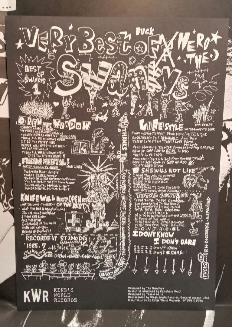 THE SWANKYS 超限定 ポスタースリーブ 2024再発 新品 未使用