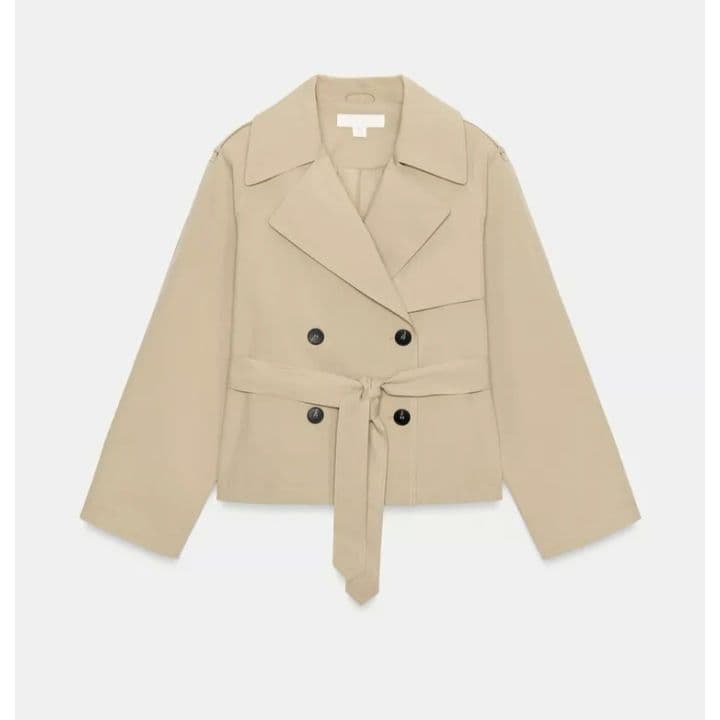ZARA ショートトレンチコート ショルダーパッド付き XS 完売品
