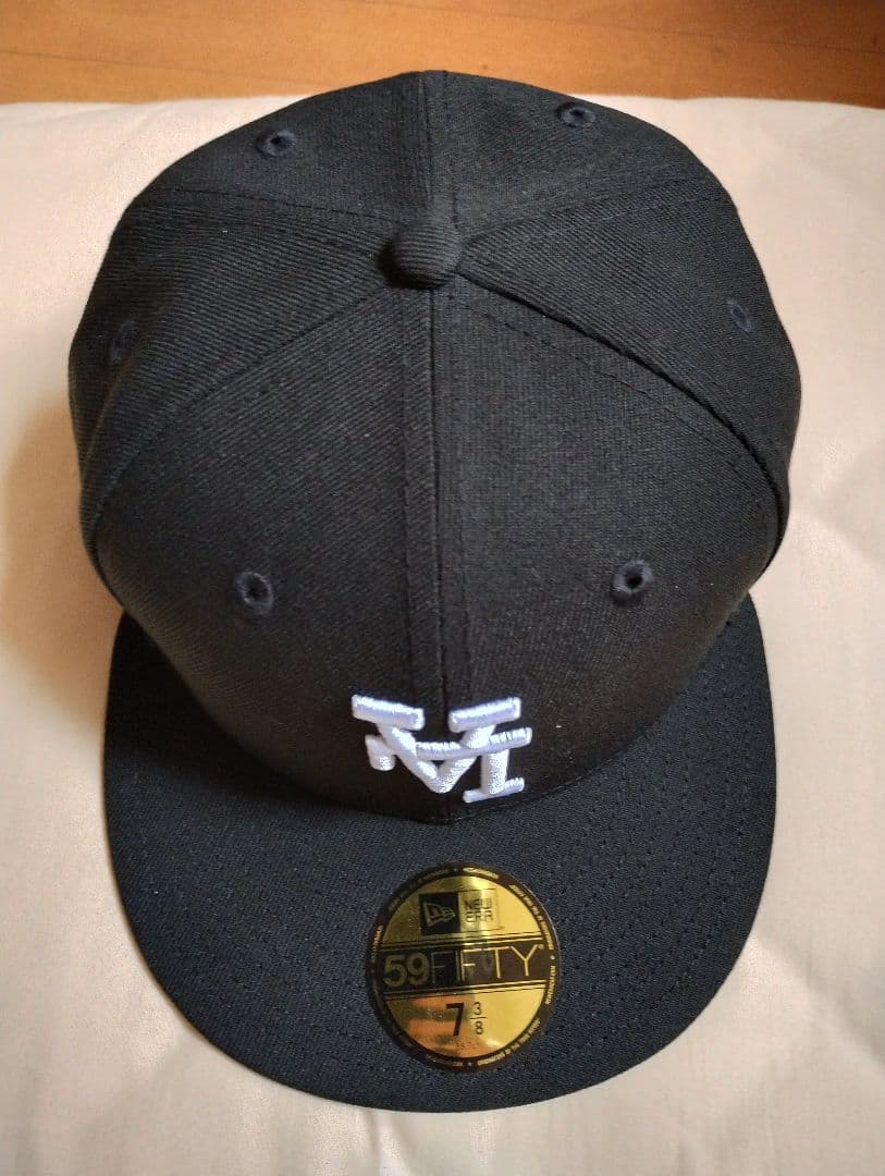 NEWERA 59FIFTY LA 逆ロゴ ブラック 7 3/8 極美品