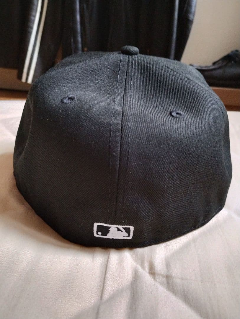 NEWERA 59FIFTY LA 逆ロゴ ブラック 7 3/8 極美品