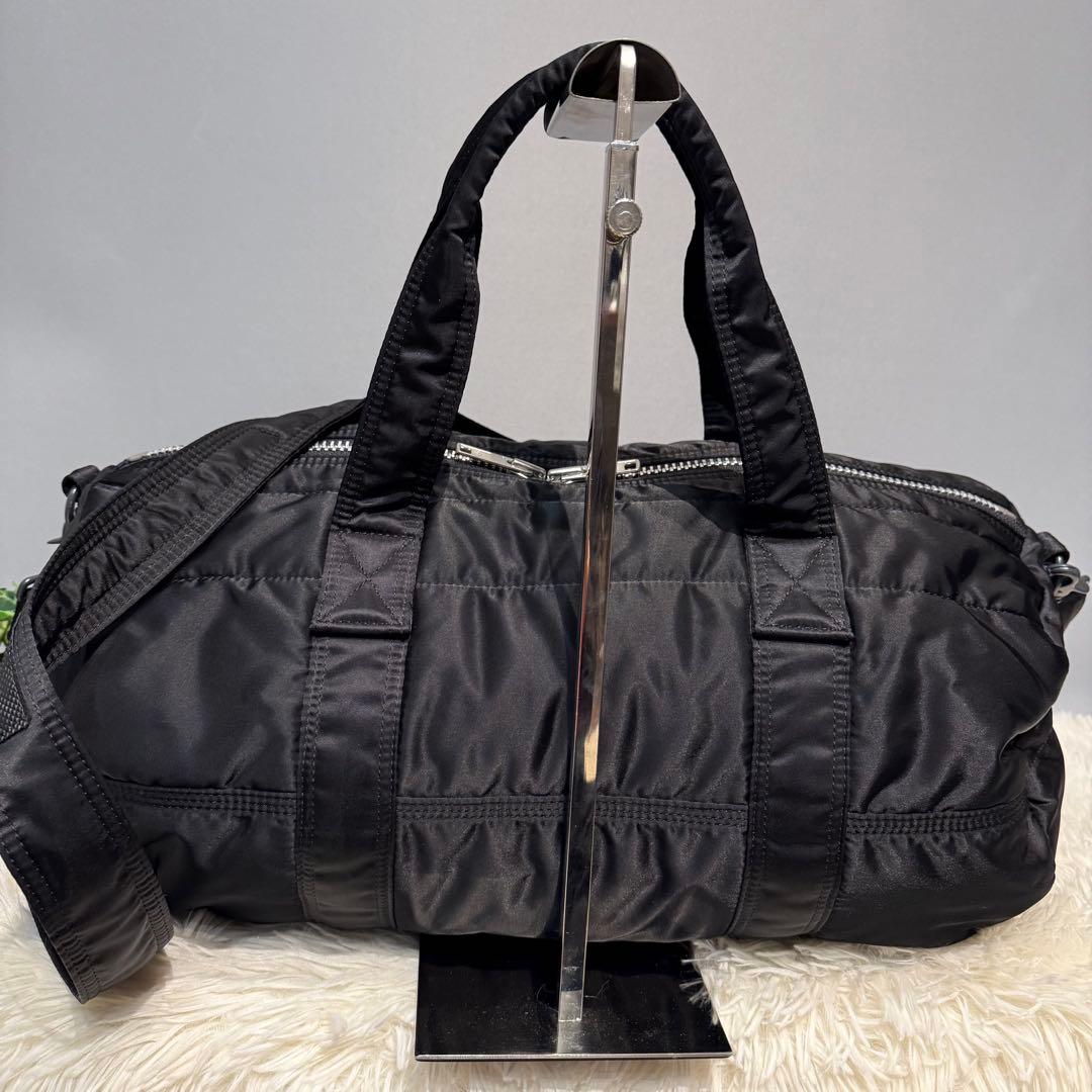 【新品級】PORTER タンカー2WAY ボストンバッグドラム