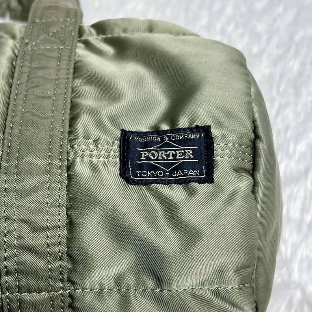 【希少】PORTER ポーター タンカー ミニボストン S セージグリーン 廃盤