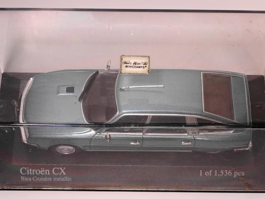 ミニチャンプス 1/43 シトロエンcx ブルーメタリック MINICHAMPS