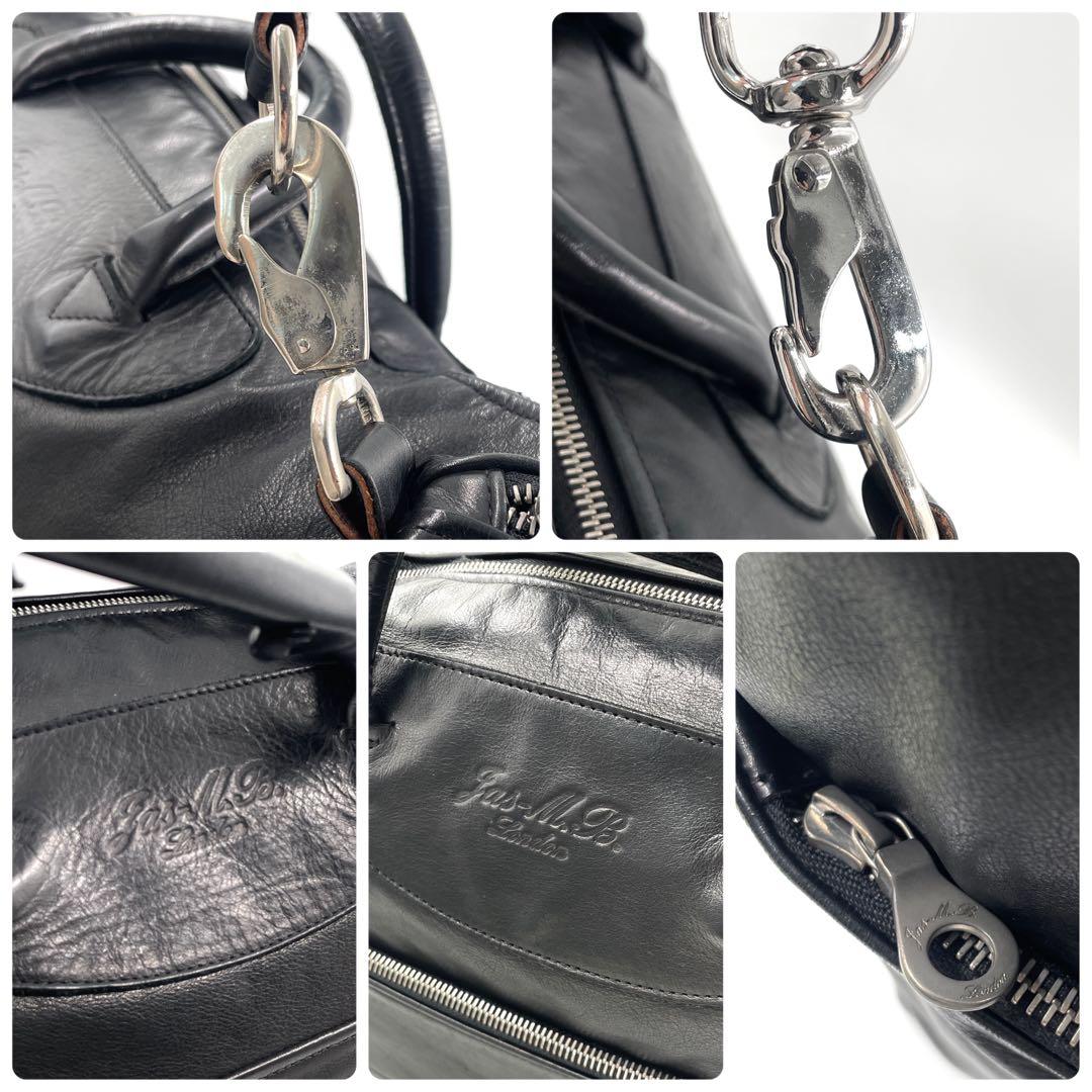 Jas M.B 241 ウイングストラベラー ボストンバッグ 2way レザー