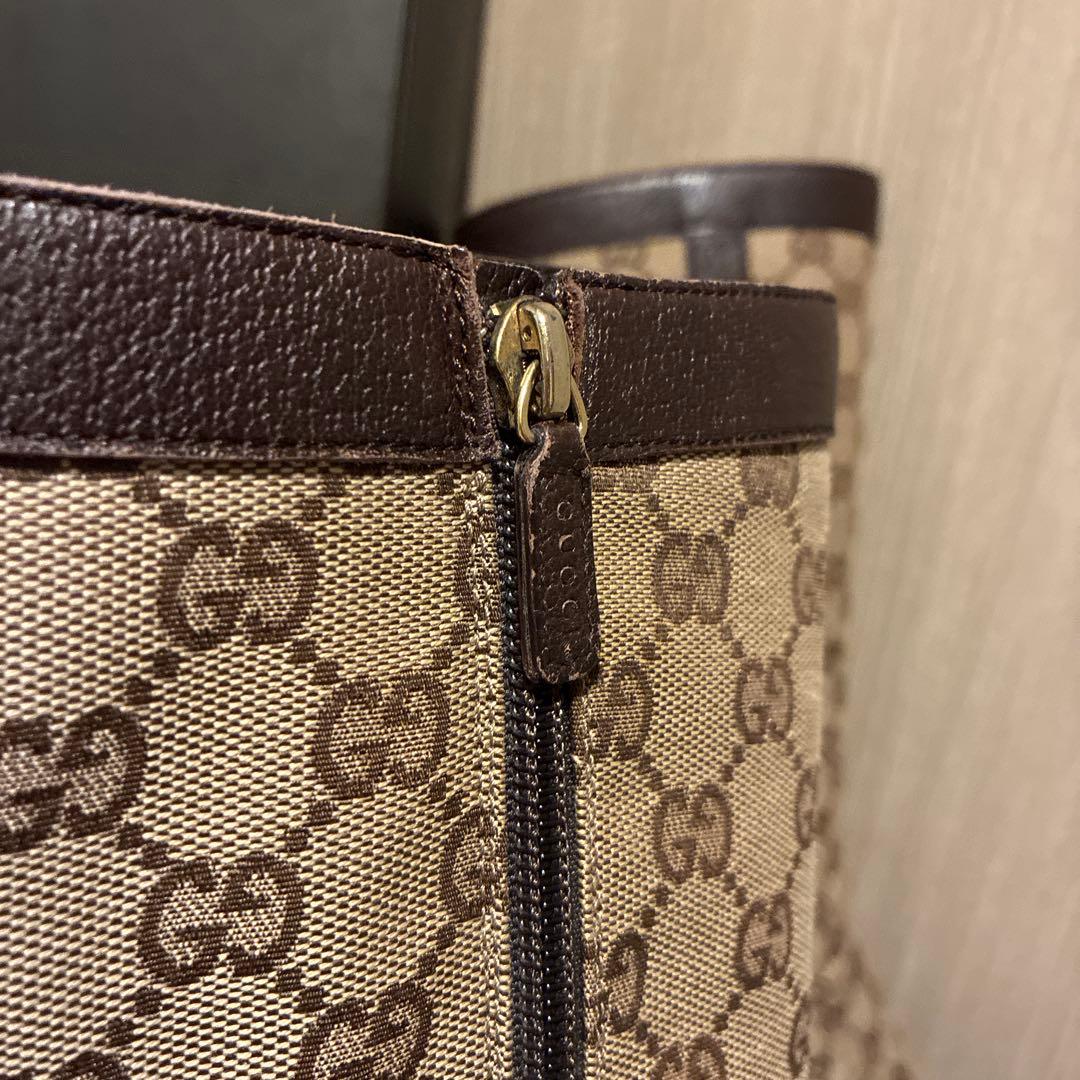 GUCCI GGパターン ロングブーツ ベージュ/ブラウン