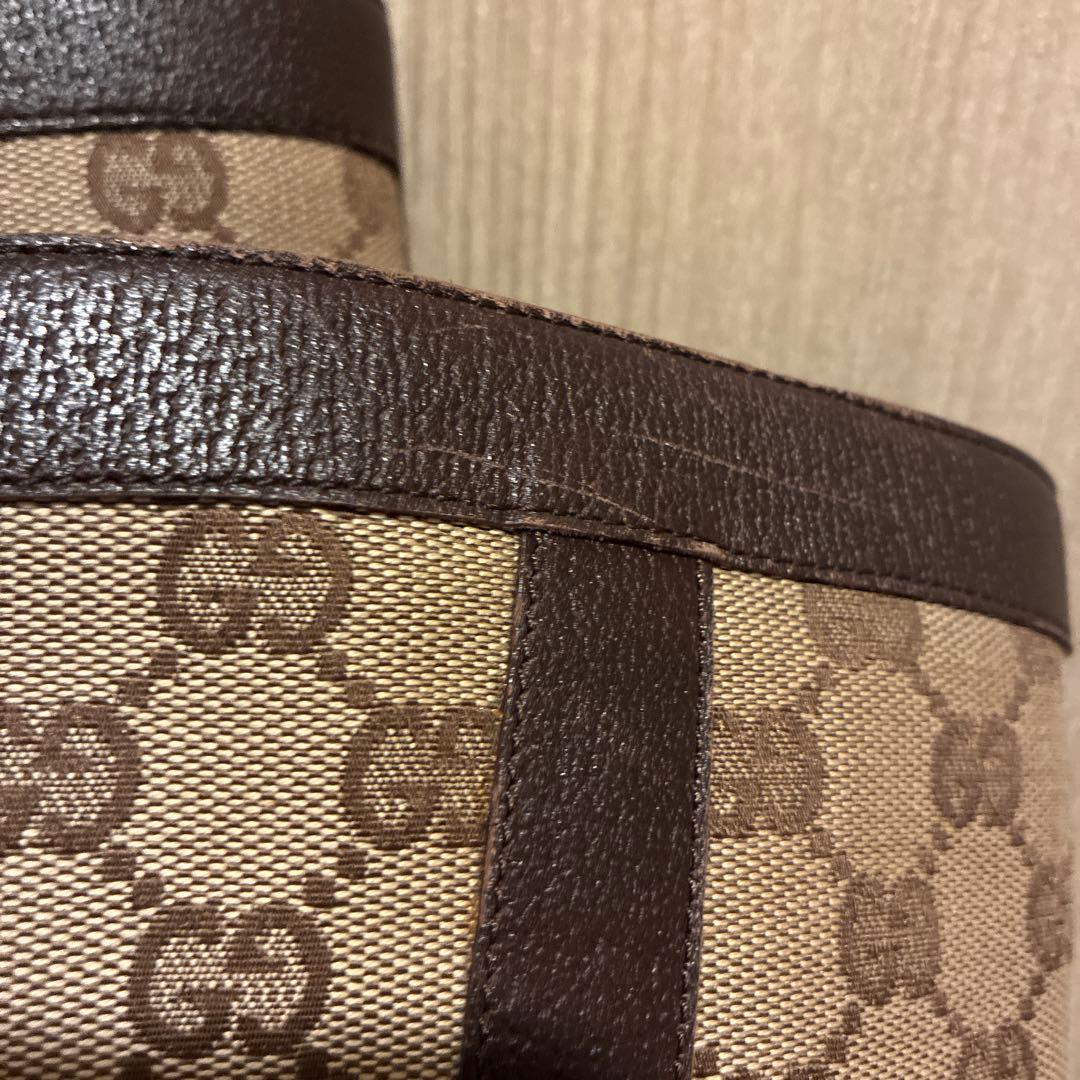 GUCCI GGパターン ロングブーツ ベージュ/ブラウン