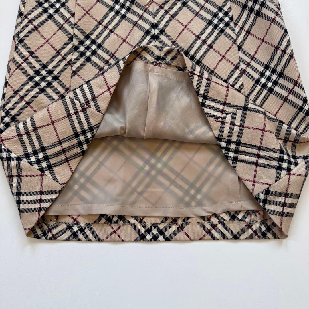 美品✨バーバリーブルーレーベル ノースリーブワンピース ノバチェック