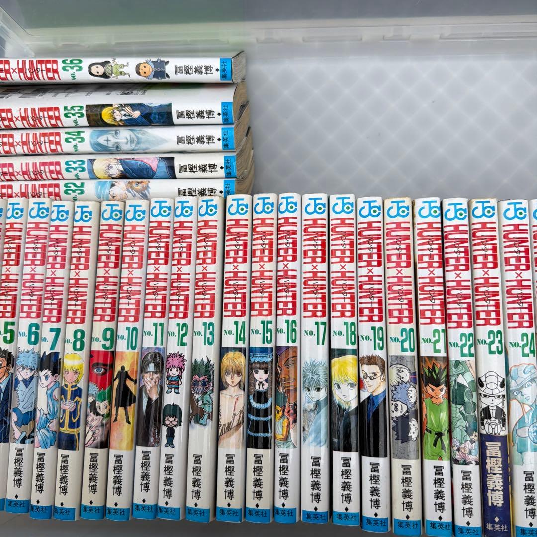 HUNTER×HUNTERの1から36巻のセットです。