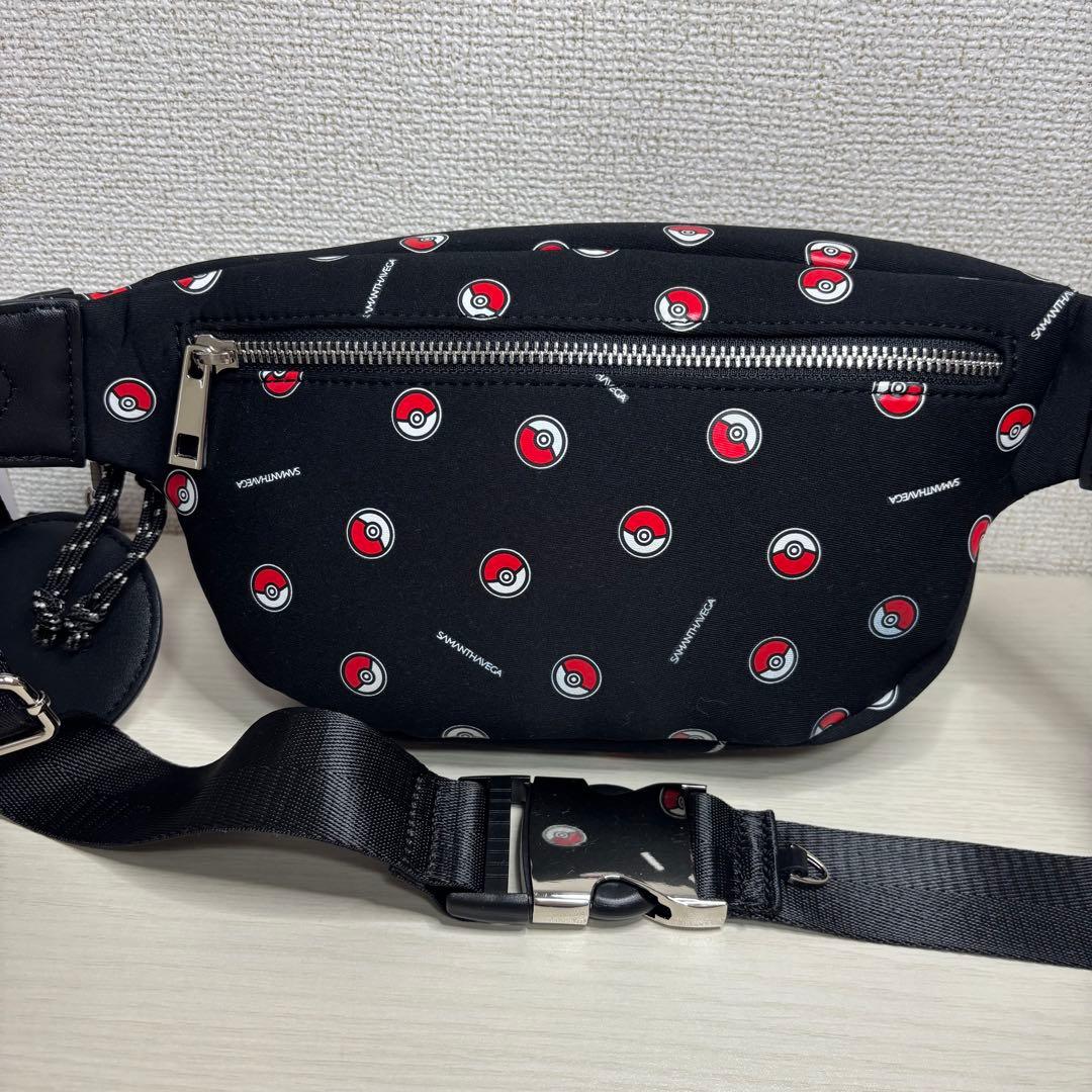 サマンサベガ　ポケモン　ウエストポーチ　黒