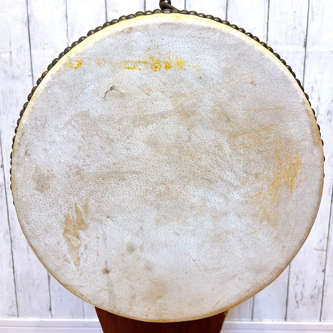 和太鼓 30×32cm 1尺　昭和レトロ　打楽器